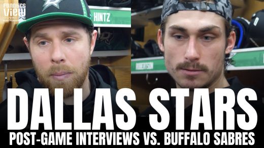 Joe Pavelski & Mason Marchment React to Dallas Stars OT Loss vs. Buffalo, Roope Hintz Return to Ice