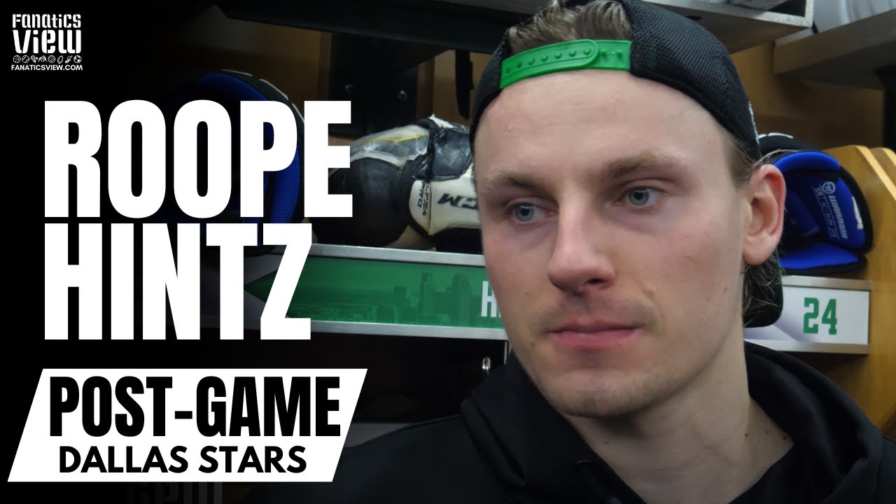 Roope Hintz Reacts to Making Return to Stars After 7 Game Absence & Dallas Loss vs. Buffalo Sabres
