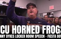 Sonny Dykes Locker Room Post-Game Speech to TCU Horned Frogs Moments After Advancing to the ‘Natty’
