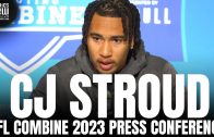 CJ Stroud talks Meetings With Raiders/Texans, Ohio State Career, Justin Fields & Career Inspiration