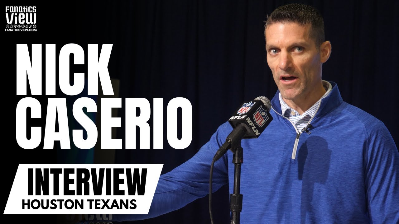 Houston Texans GM Nick Caserio talks DeMeco Ryans Hire, Texans Needs & NFL Draft Preparations