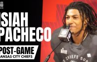 Isiah Pacheco Hilarious Reaction Moments After Winning Super Bowl LVII With JuJu Smith-Schuster