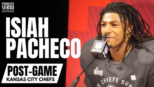 Isiah Pacheco Hilarious Reaction Moments After Winning Super Bowl LVII With JuJu Smith-Schuster