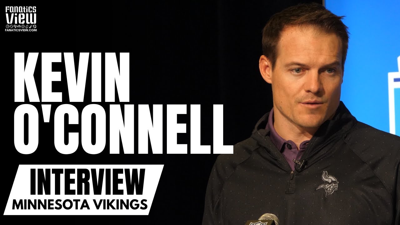 Kevin O'Connell talks Justin Jefferson Greatness, Vikings Future & Vikings Being Rated #1 By NFLPA
