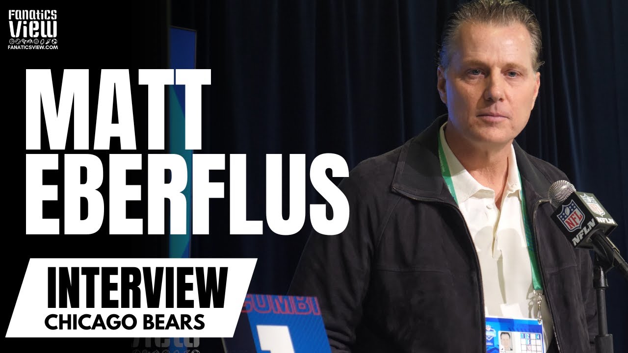 Matt Eberflus talks Justin Fields Future, Chicago Bears Draft Options, Khalil Herbert & Off-Season