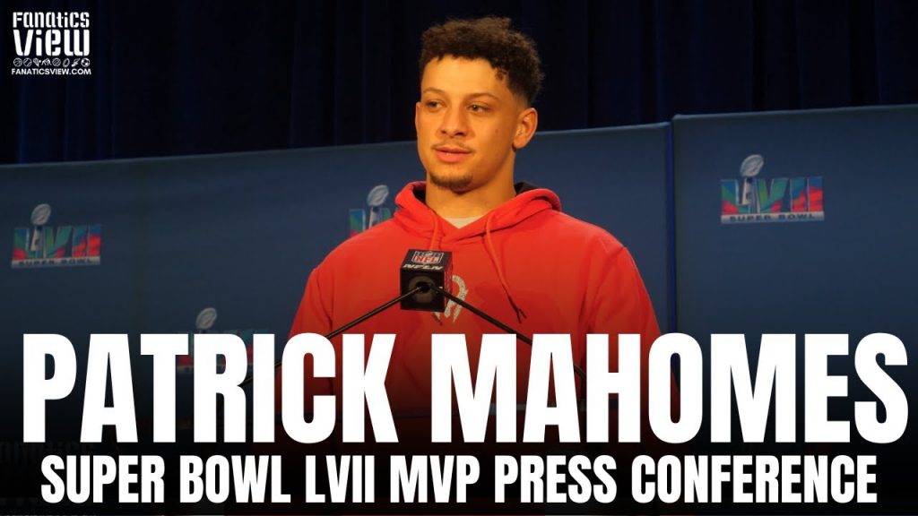 Patrick Mahomes Reacts to Winning Super Bowl LVII, Super Bowl MVP & Holding