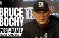 Bruch Bochy Discusses Jacob DeGrom Leaving Game With “Forearm Tightness” & Texas Win vs. Yankees