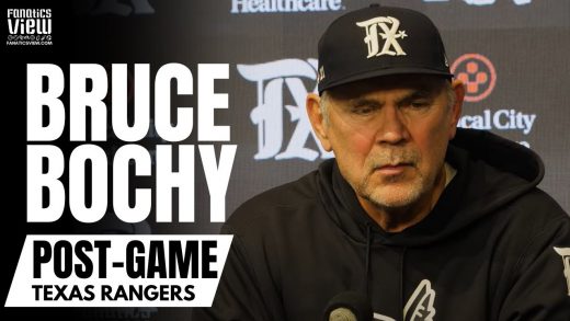 Bruch Bochy Discusses Jacob DeGrom Leaving Game With “Forearm Tightness” & Texas Win vs. Yankees