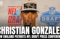 Christian Gonzalez Reacts to Being Drafted by New England Patriots & Oregon Ducks Career | NFL Draft