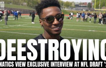 Deestroying Reveals What His Madden Rating Would Be & Advice for 2023 NFL Draft Class (EXCLUSIVE)