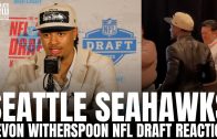 Devon Witherspoon Reacts to Moment Seattle Seahawks Drafted Jaxon Smith-Njigba at NFL Draft