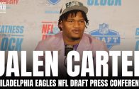 Jalen Carter Reacts to Being Drafted by Philadelphia Eagles & Joining Fellow Georgia Bulldogs