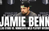 Jamie Benn talks Dallas Stars vs. Minnesota Wild Series & Jokes About Playing John Klingberg