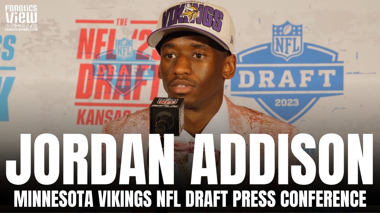 Jordan Addison Reacts to Being Drafted by Minnesota Vikings & Future With Justin Jefferson