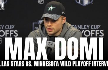 Max Domi Reacts to Dallas Stars vs. Minnesota Wild Series & Jason Robertson “Unbelievable” Player