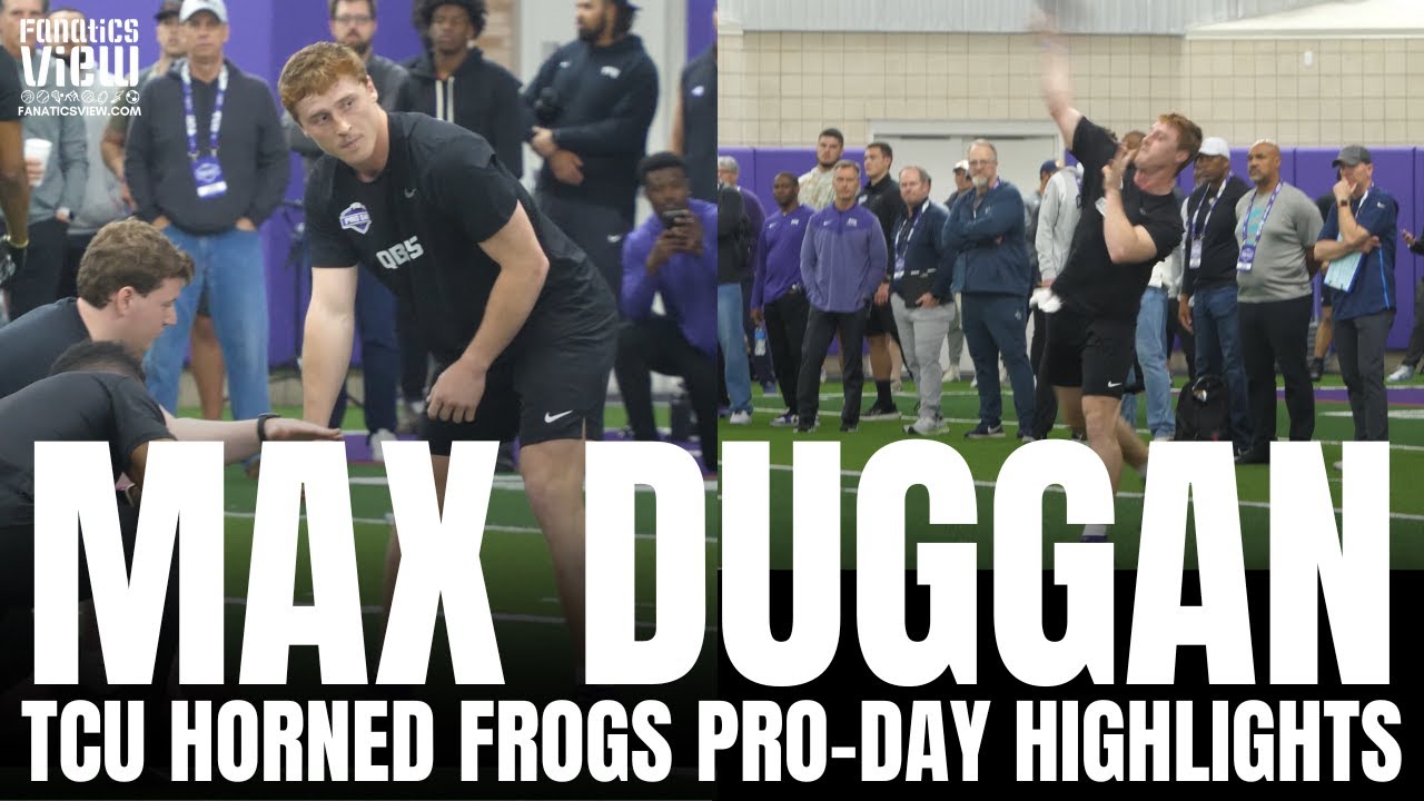 Max Duggan Pro-Day Highlights at TCU 2023 Pro-Day | Every Throw From Max Duggan's Pro-Day