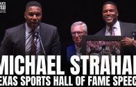Michael Strahan Reacts to Becoming a Texas Sports Hall of Famer & Reflects on Football/Media Career