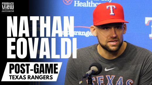Nathan Eovaldi Reacts to Throwing First Career Complete Game Shutout vs. New York Yankees
