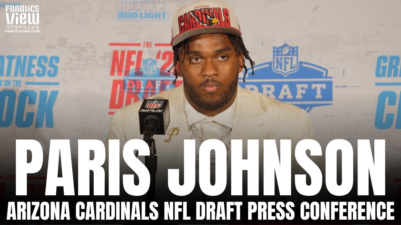 Paris Johnson Jr. Reacts to Being Drafted by Arizona Cardinals, Ohio State Career & Family Legacy