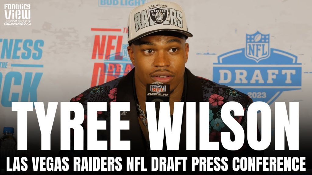 Tyree Wilson Reacts to Being Drafted by Las Vegas Raiders & Patrick Mahomes Tweet | NFL Draft