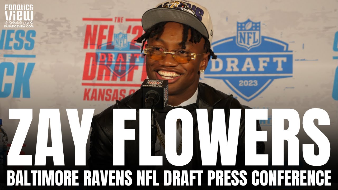 Zay Flowers Reacts to Being Drafted by Baltimore Ravens & Opportunity to Play With Lamar Jackson