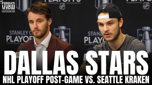 Jake Oettinger & Wyatt Johnston React to Dallas Stars Series Win vs. Seattle, Stanley Cup Chances