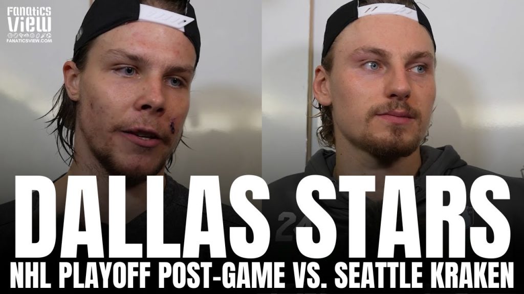 Roope Hintz & Miro Heiskanen React to Dallas Stars Series Win vs. Seattle Kraken, Clutch Game 7 Win