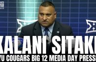 Kalani Sitake Reacts to BYU Cougars Joining Big 12 & Power 5 Recruiting Impact | Big 12 Media Day