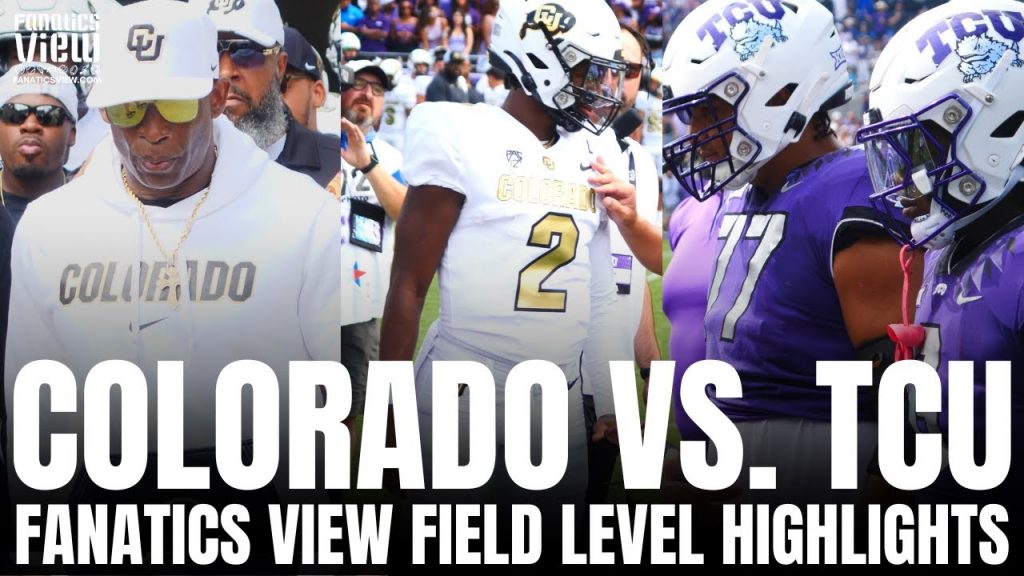 MONUMENTAL UPSET: Colorado Buffaloes vs. TCU Horned Frogs Sideline Camera Highlights | Fanatics View