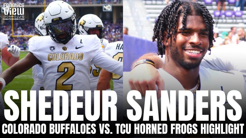 Shedeur Sanders Best Throws & Plays From Colorado Buffaloes Debut | Fanatics View Sideline Camera