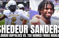 Shedeur Sanders Best Throws & Plays From Colorado Buffaloes Debut | Fanatics View Sideline Camera