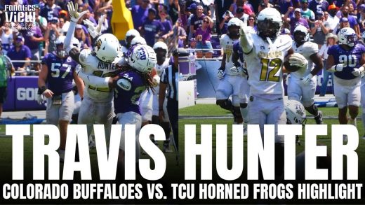 Travis Hunter Best Catches & Interception From Colorado Buffaloes Debut | Fanatics View Sideline Cam