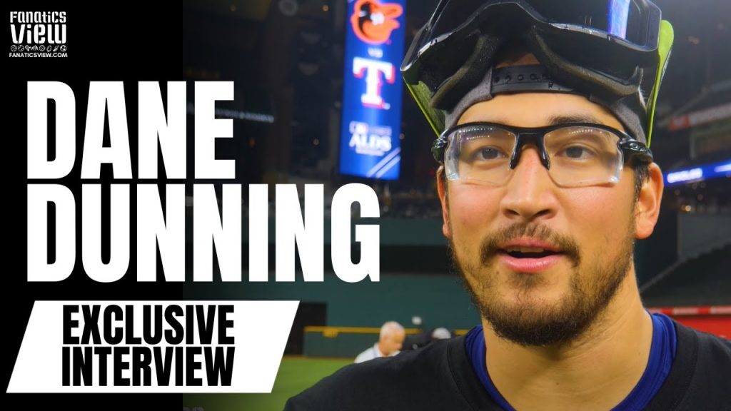 Dane Dunning Reacts to Texas Rangers ALCS Berth, Adolis Garcia, Nathan Eovaldi, Evan Carter & Maddux