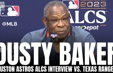 Dusty Baker Gives First Breakdown of Houston Astros vs. Texas Rangers ALCS & Bruce Bochy Respect
