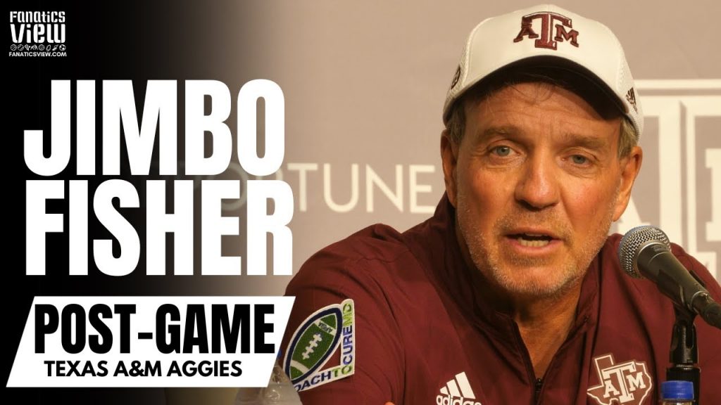 Jimbo Fisher Recaps Texas A&M's Win vs. Arkansas, Max Johnson Starting at QB | Aggies Post-Game