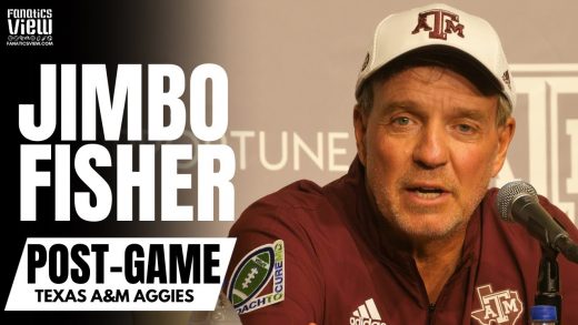 Jimbo Fisher Recaps Texas A&M’s Win vs. Arkansas, Max Johnson Starting at QB | Aggies Post-Game