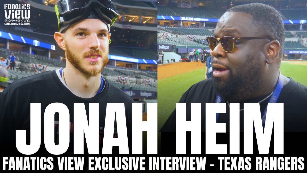 Jonah Heim Reacts to Texas Rangers Advancing to ALCS & Texas Overcoming Injuries (EXCLUSIVE)
