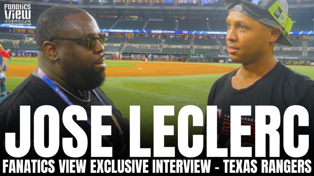 Jose Leclerc Reacts to Texas Rangers Advancing to ALCS & Reveals Moment It