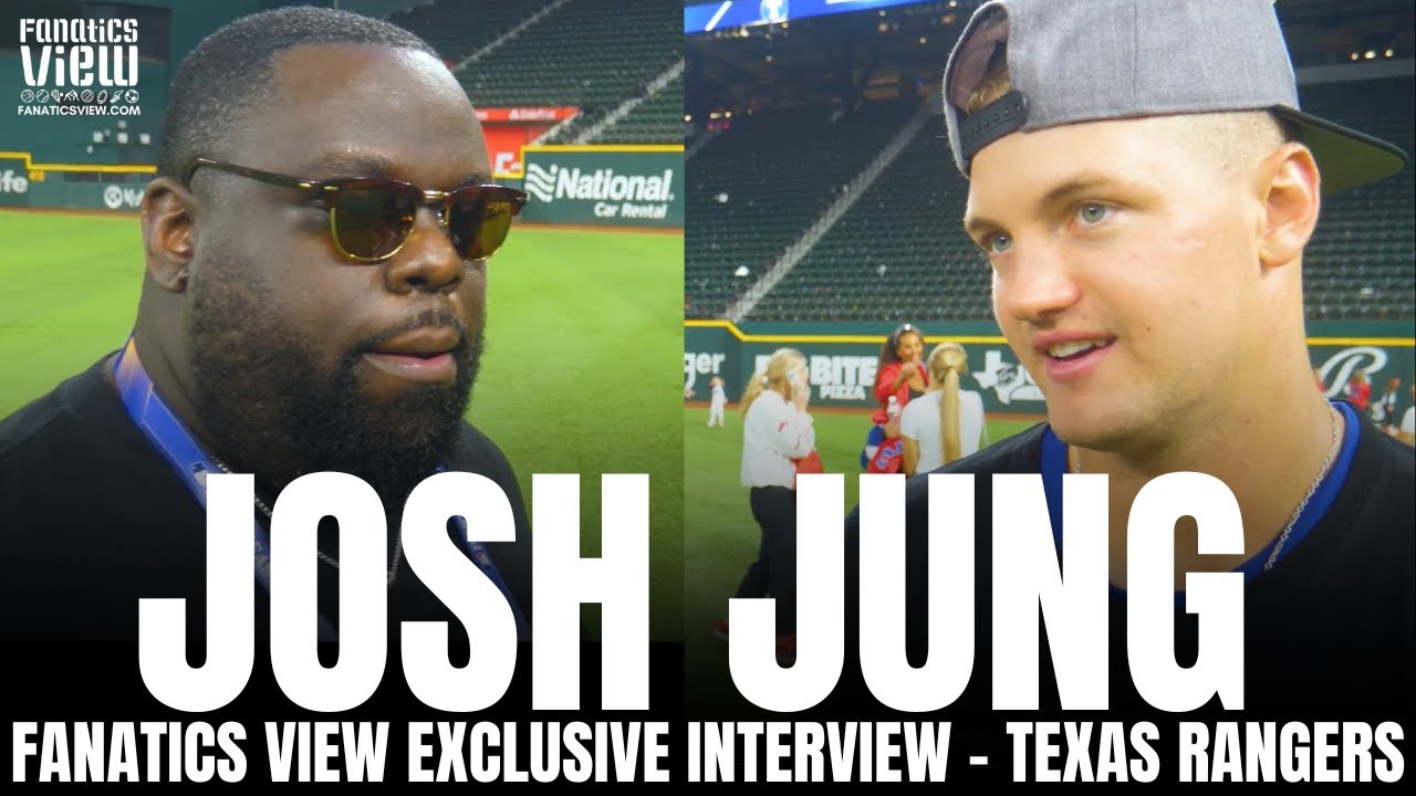 Josh Jung Reacts to Texas Rangers Advancing to ALCS, Electric Texas Crowd & Overcoming Adversity