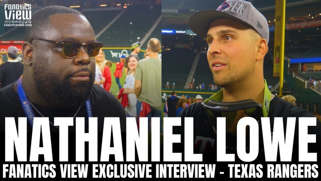 Nathaniel Lowe Reacts to Texas Rangers Making ALCS & Explains