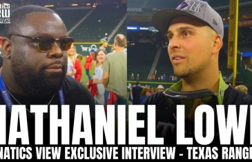 Nathaniel Lowe Reacts to Texas Rangers Making ALCS & Explains “Knew We We’re Legit”(EXCLUSIVE)
