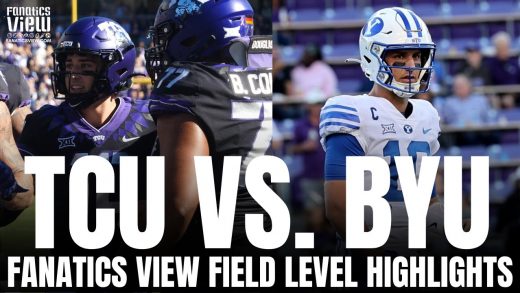 TCU Horned Frogs vs. BYU Cougars College Football Highlights | Fanatics View Sideline Camera