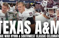 Texas A&M Aggie War Hymn & Aggies Field Celebration After Winning Southwest Classic vs. Arkansas