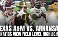 Texas A&M Aggies vs. Arkansas Razorbacks College Football Highlights | Fanatics View Sideline Cam