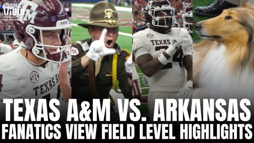 Texas A&M Aggies vs. Arkansas Razorbacks College Football Highlights | Fanatics View Sideline Cam