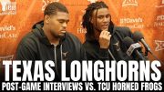 Adonai Mitchell Reacts to Game Sealing Catch vs. TCU & Quinn Ewers “Straight Dawg” Texas Comeback