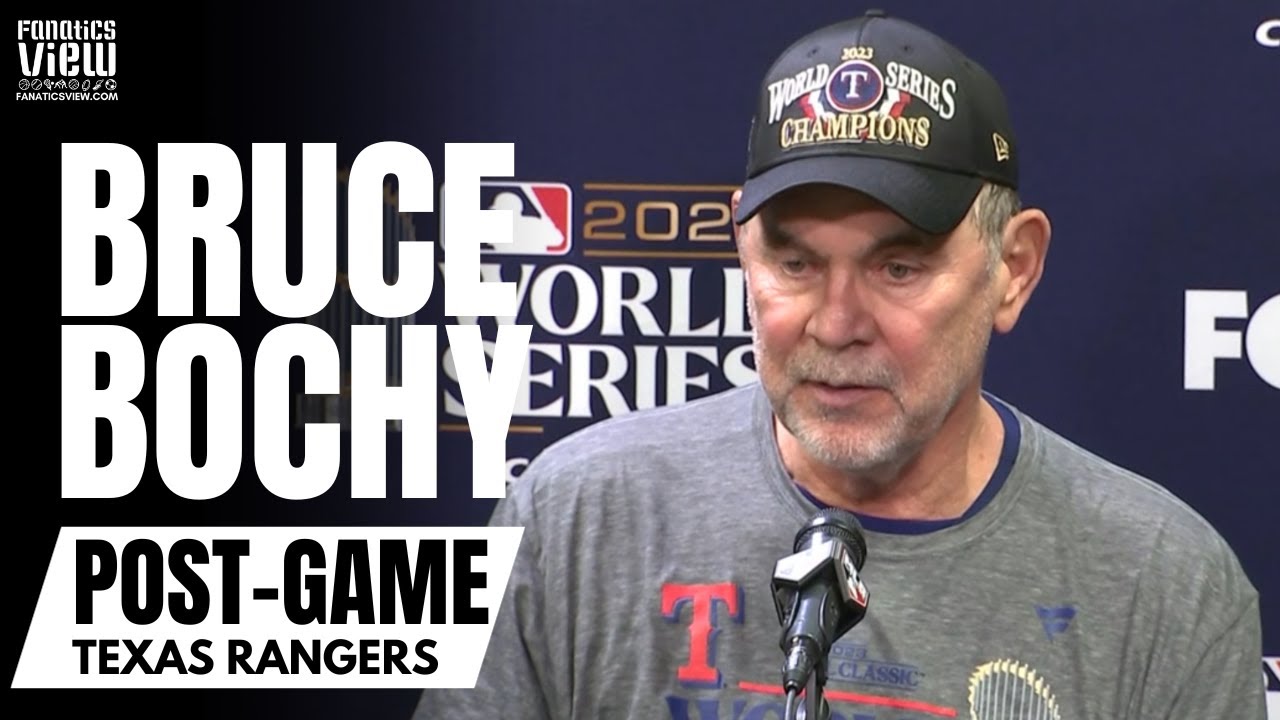 Bruce Bochy Reacts to Texas Ranger Winning First World Series in Franchise History & 4th WS Win