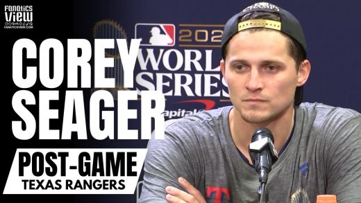 Corey Seager Reacts to Texas Rangers Winning First World Series & Winning 2nd World Series MVP