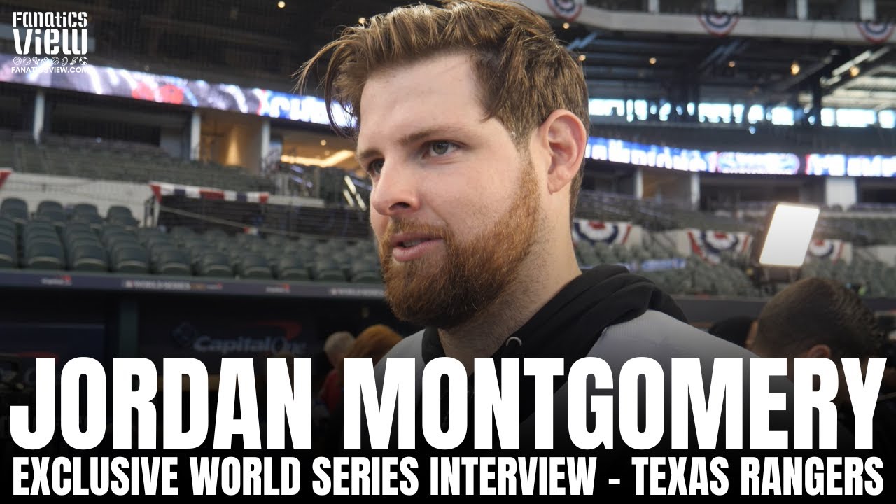 Jordan Montgomery Reacts to Texas Rangers Winning World Series & Having Yankees/Cardinals Support
