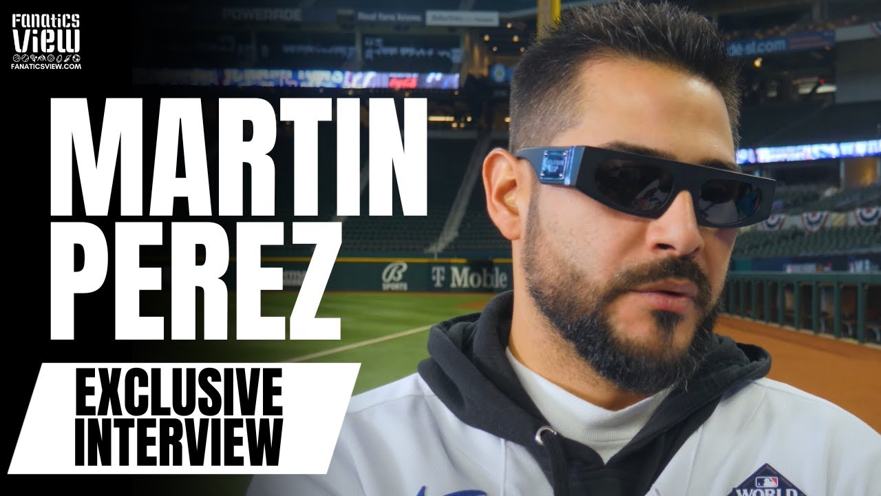 Martin Perez Reacts to Texas Rangers Winning a World Series, Sacrificing for Team & The Final Out